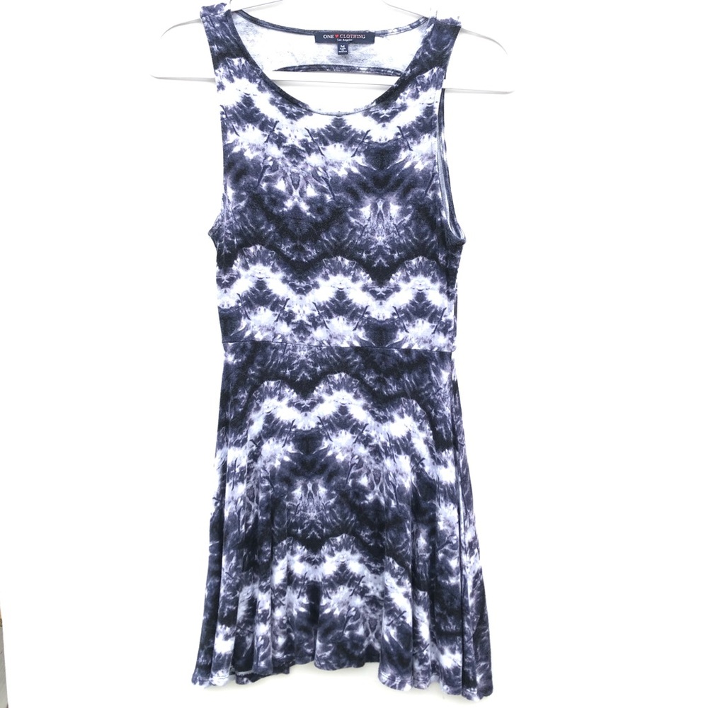 One Clothing Tie Dye Skater Dress Size Medium